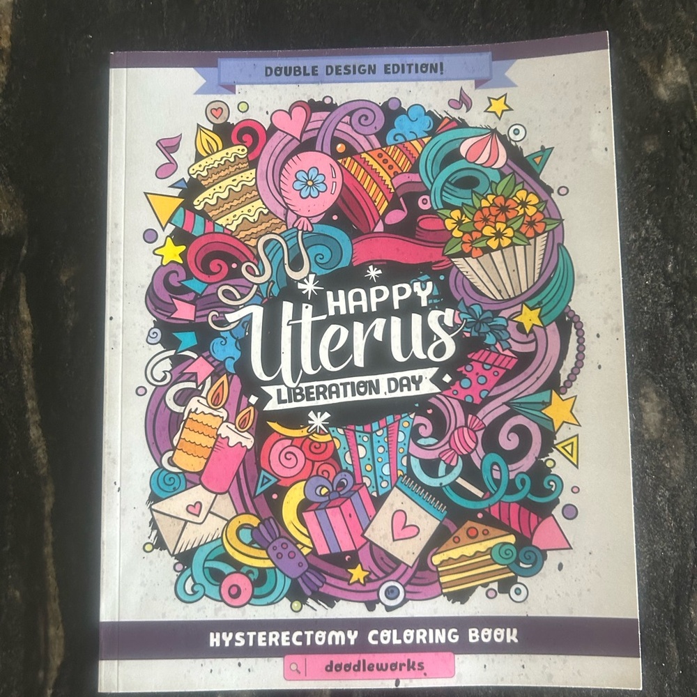 "HAPPY UTERUS LIBERATION DAY" Adult Coloring Book